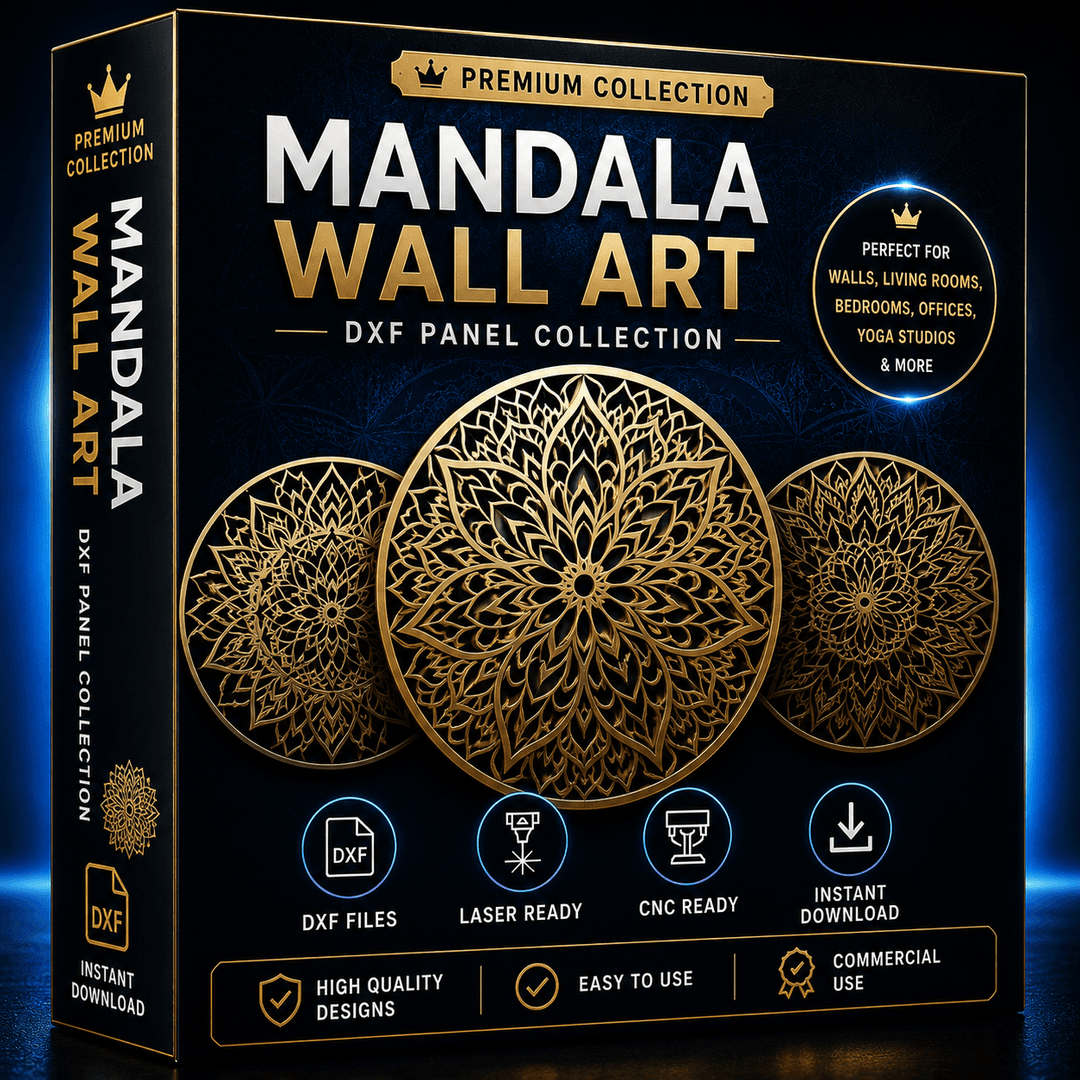 Mandala DXF panel